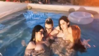 A number of voyeurs enjoy large ass Latina lady having sex with her sweetheart