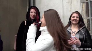 Juicy redhead shemale Aly Sinclair gets a blowjob and does anal