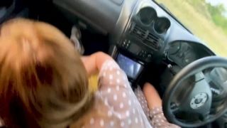 Boobalicious Aletta Sea gives deepthroat blowjob in POV