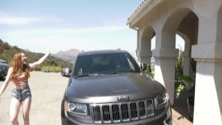 Small tittied bitch in stockings Adria Rae gets her rectum rammed