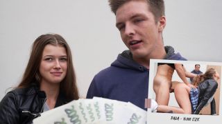 Cute 18 yo teen Deina offers her head prior to a balmy sex with her guy