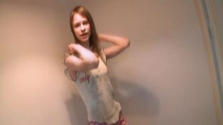 Greedy for semen blond chick Christine Sucre gives a good POV blowjob