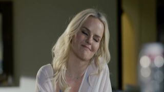 Busty small sweetheart pleases 2 horny machos in bed