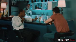 Collection scene featuring Sharon Lee and other slutty assistants