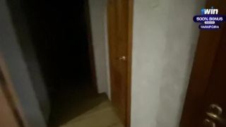 Skinny teen gal riding tough dick in a cowgirl setting